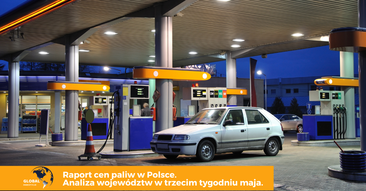 Raport cen paliw w Polsce.