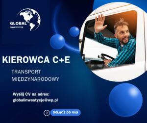 Praca. Kierowca C+E